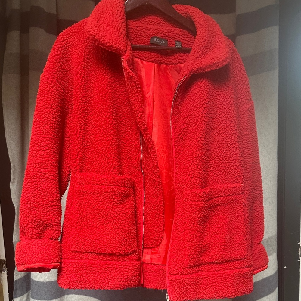 RD Style Red Teddy Jacket
